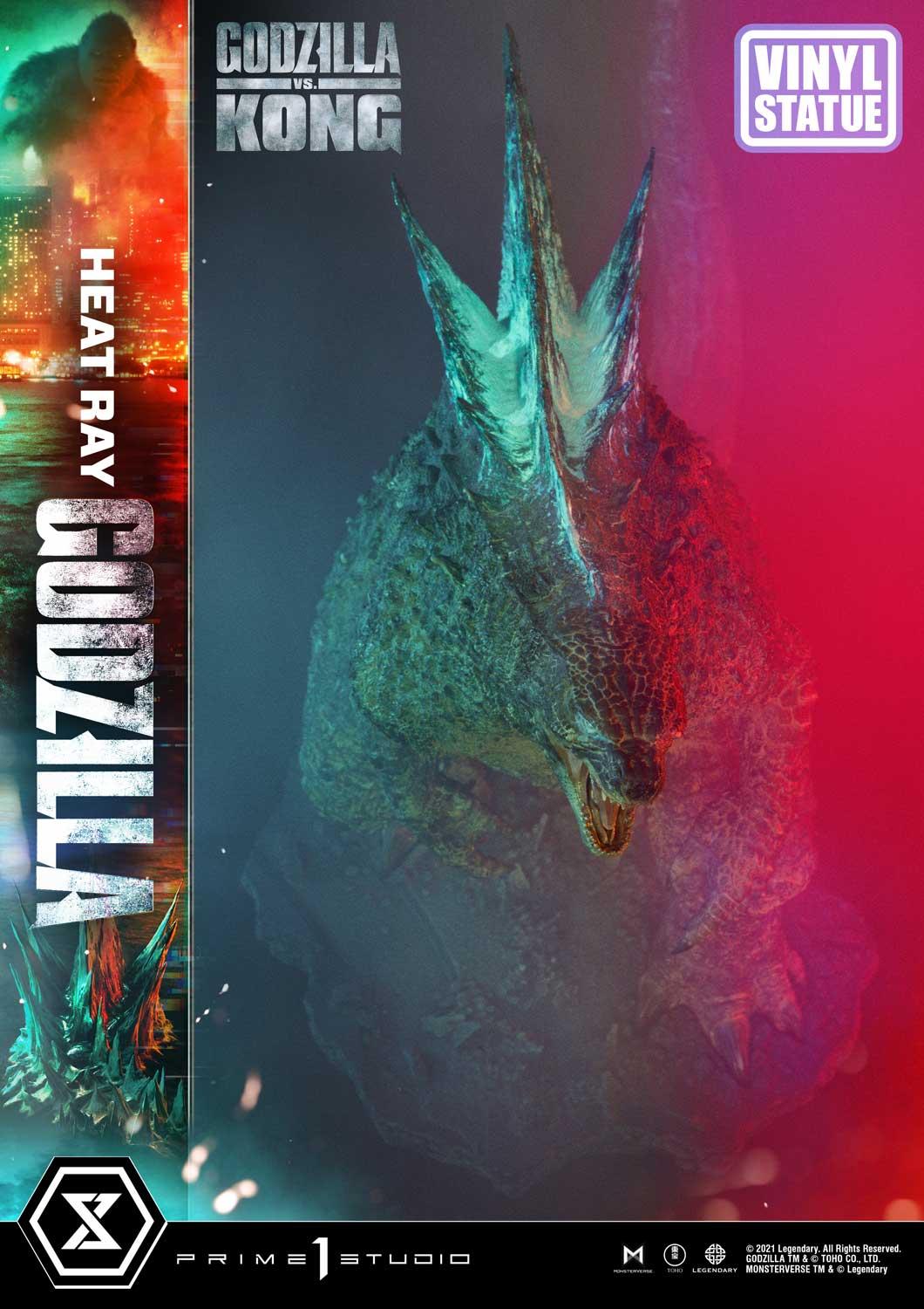 Ultimate Diorama Masterline Godzilla vs Kong (Film) Heat Ray Godzilla Vinyl Statue - Image 3