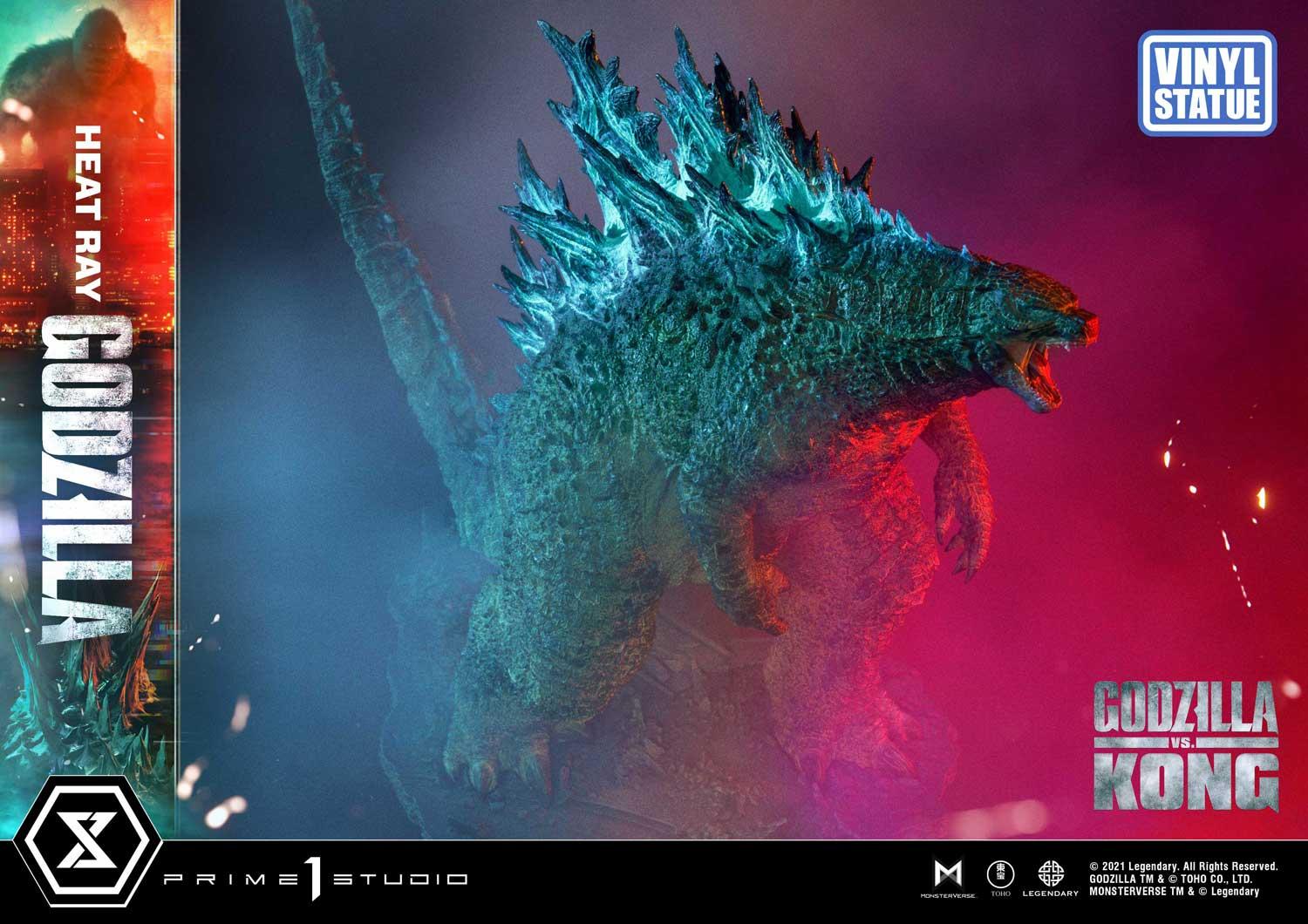 Ultimate Diorama Masterline Godzilla vs Kong (Film) Heat Ray Godzilla Vinyl Statue - Image 5