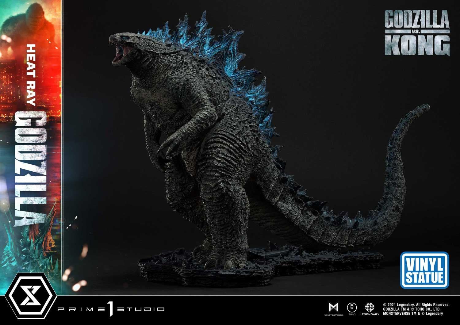 Ultimate Diorama Masterline Godzilla vs Kong (Film) Heat Ray Godzilla Vinyl Statue - Image 6