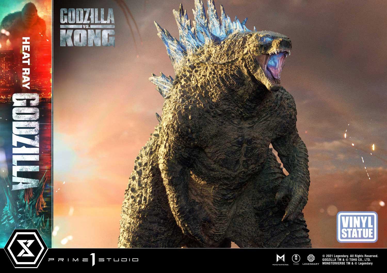 Ultimate Diorama Masterline Godzilla vs Kong (Film) Heat Ray Godzilla Vinyl Statue - Image 8