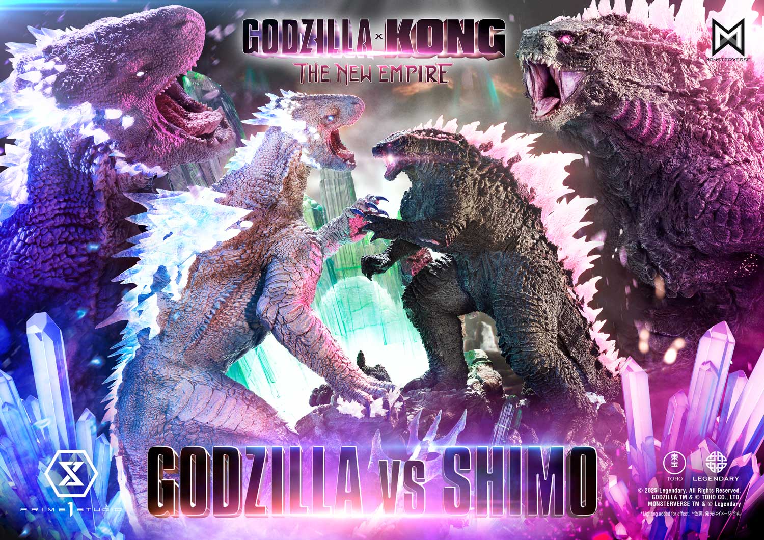 Ultimate Diorama Masterline Godzilla x Kong: The New Empire Godzilla vs Shimo Bonus Version - Image 13