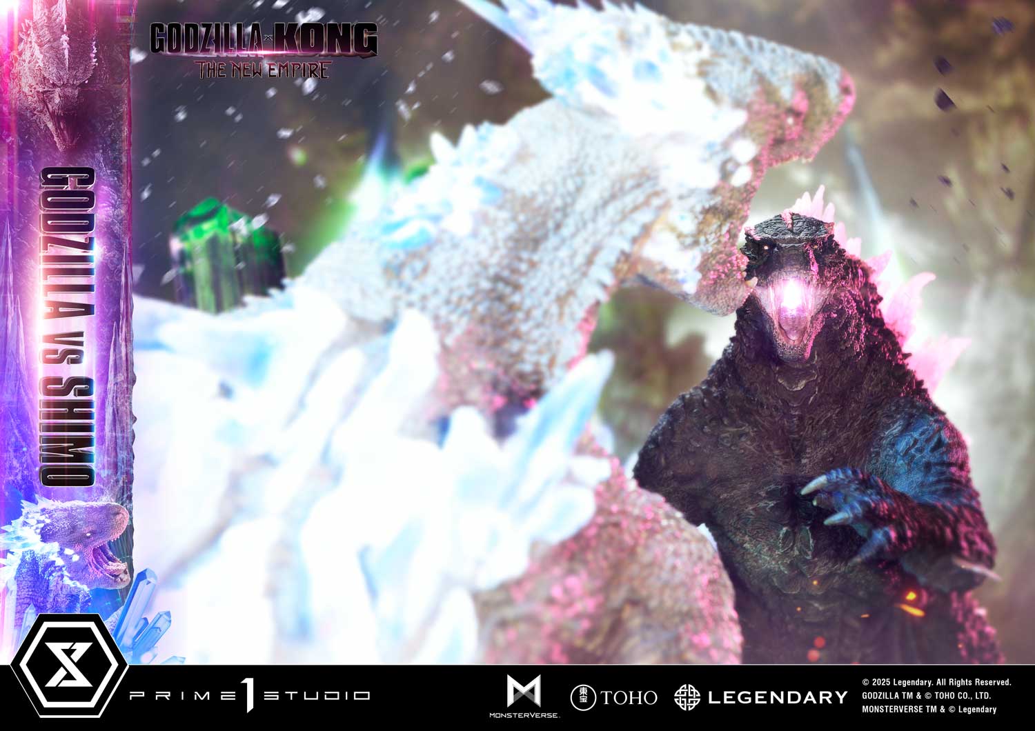 Ultimate Diorama Masterline Godzilla x Kong: The New Empire Godzilla vs Shimo Bonus Version - Image 17