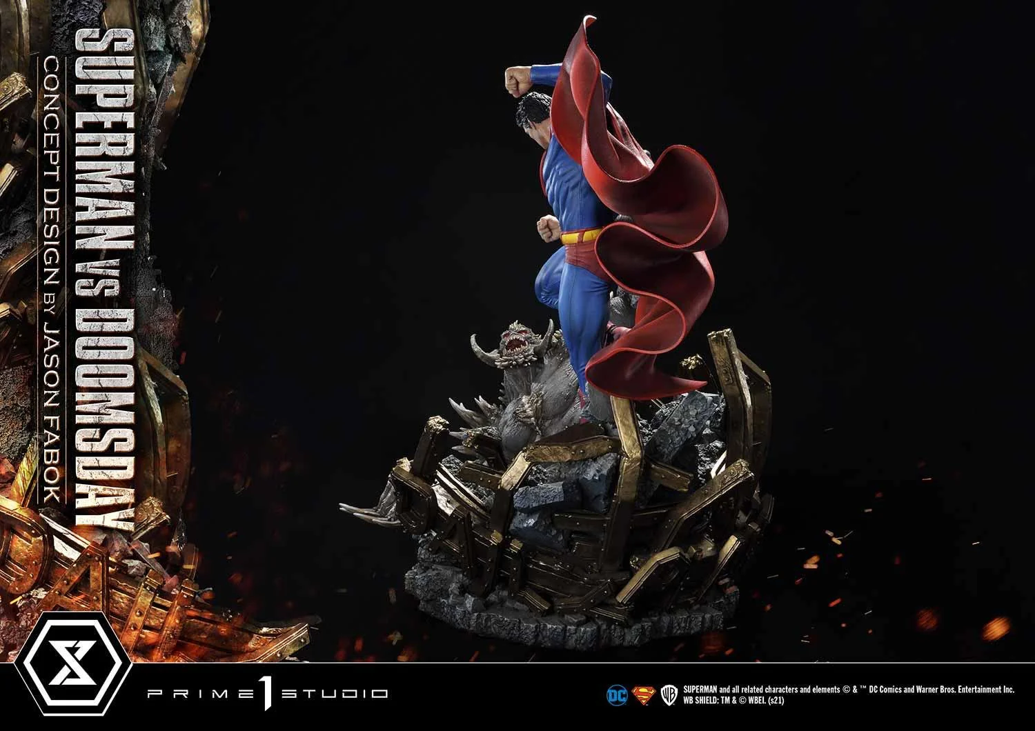 Ultimate Museum Masterline Superman (Comics) Superman VS Doomsday (Concept By Jason Fabok) Deluxe Version - Image 2