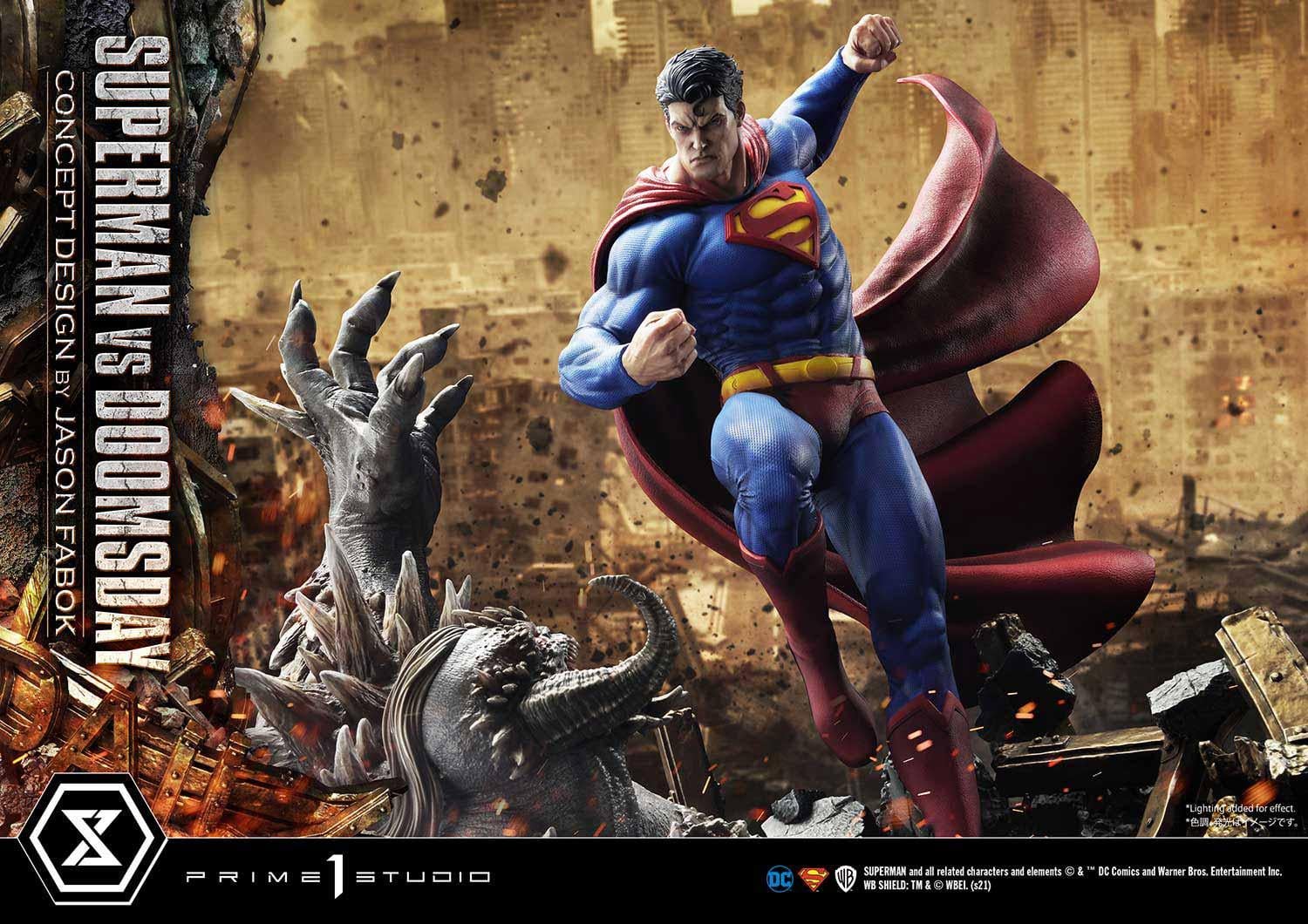 Ultimate Museum Masterline Superman (Comics) Superman VS Doomsday (Concept By Jason Fabok) Deluxe Version - Image 8