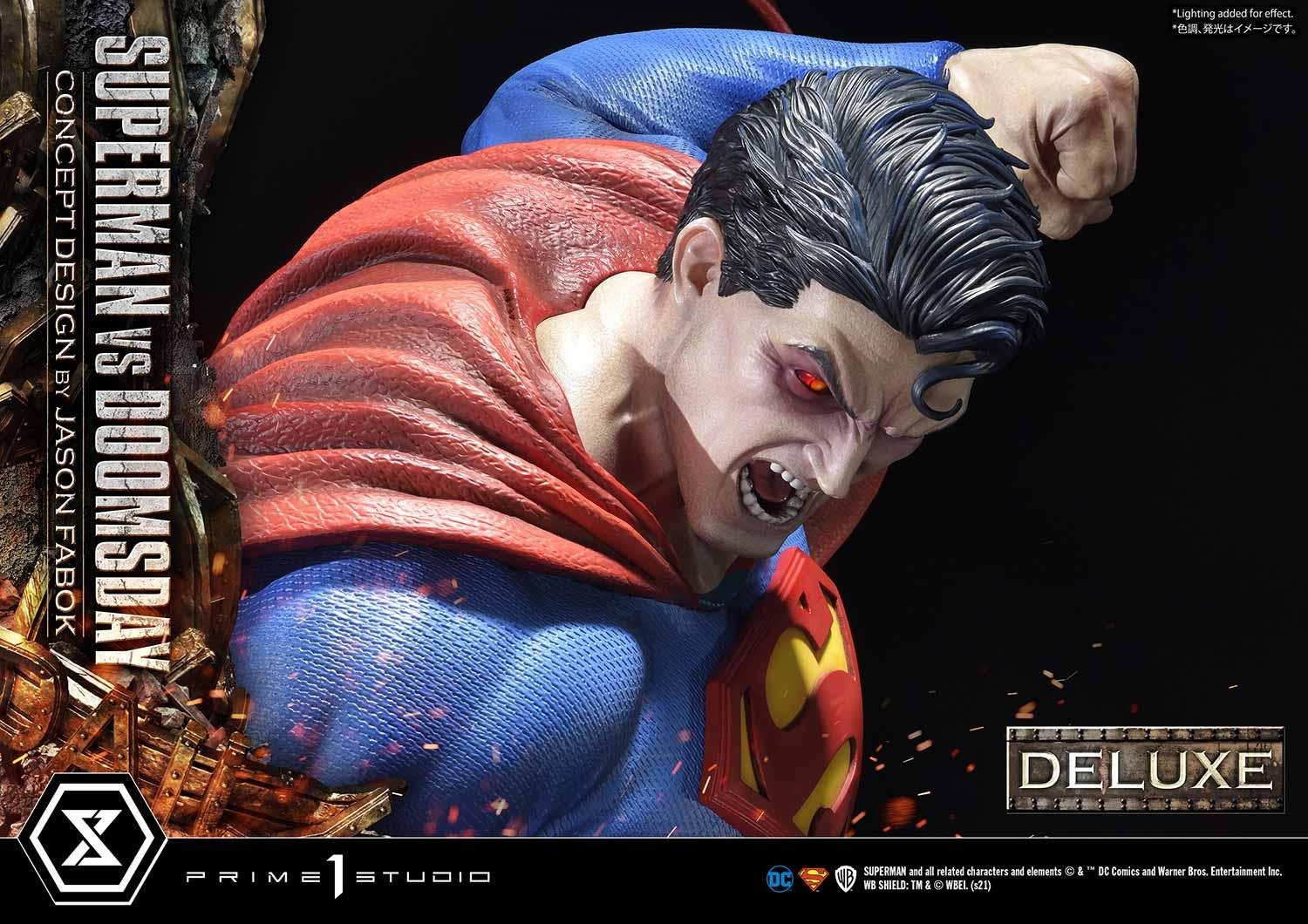Ultimate Museum Masterline Superman (Comics) Superman VS Doomsday (Concept By Jason Fabok) DX Bonus Version - Image 12