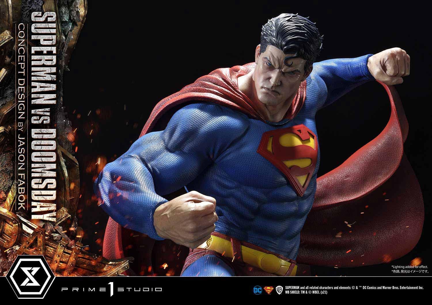 Ultimate Museum Masterline Superman (Comics) Superman VS Doomsday (Concept By Jason Fabok) DX Bonus Version - Image 14