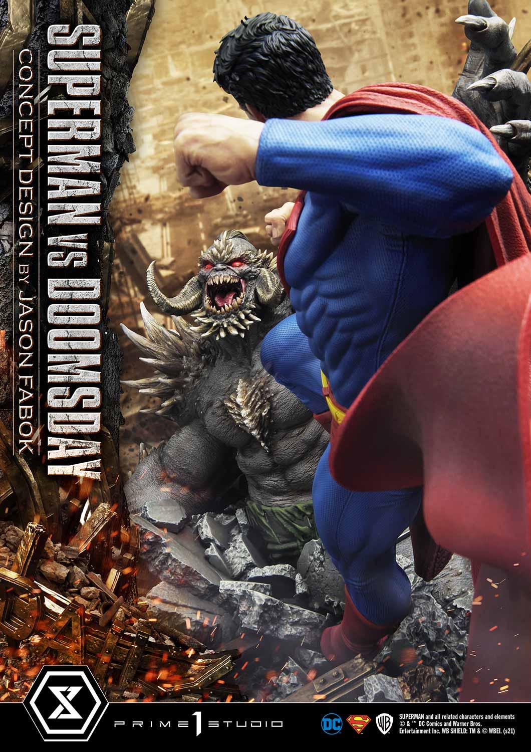 Ultimate Museum Masterline Superman (Comics) Superman VS Doomsday (Concept By Jason Fabok) DX Bonus Version - Image 15