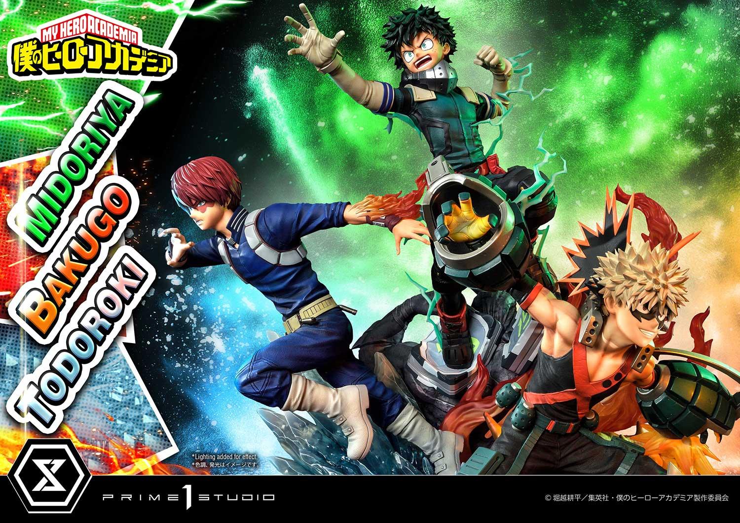 Ultimate Premium Masterline My Hero Academia Midoriya, Bakugo & Todoroki Deluxe Version - Image 25