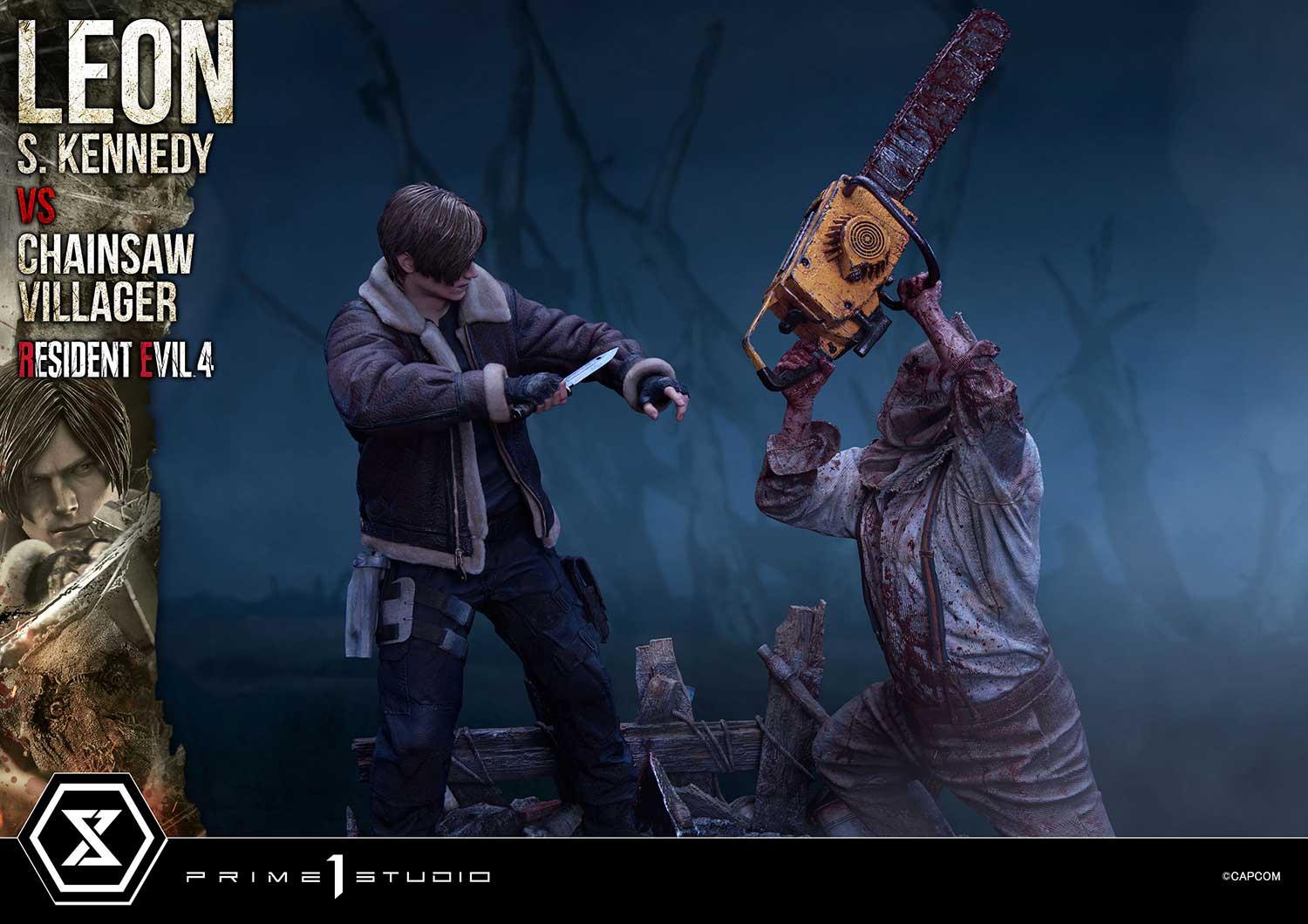 Ultimate Premium Masterline Resident Evil 4 Leon S. Kennedy versus Chainsaw Villager - Image 30