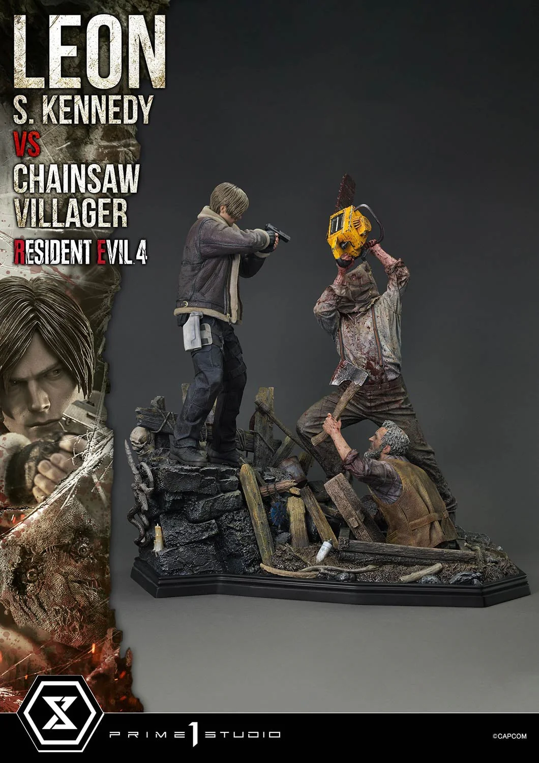 Ultimate Premium Masterline Resident Evil 4 Leon S. Kennedy versus Chainsaw Villager - Image 6