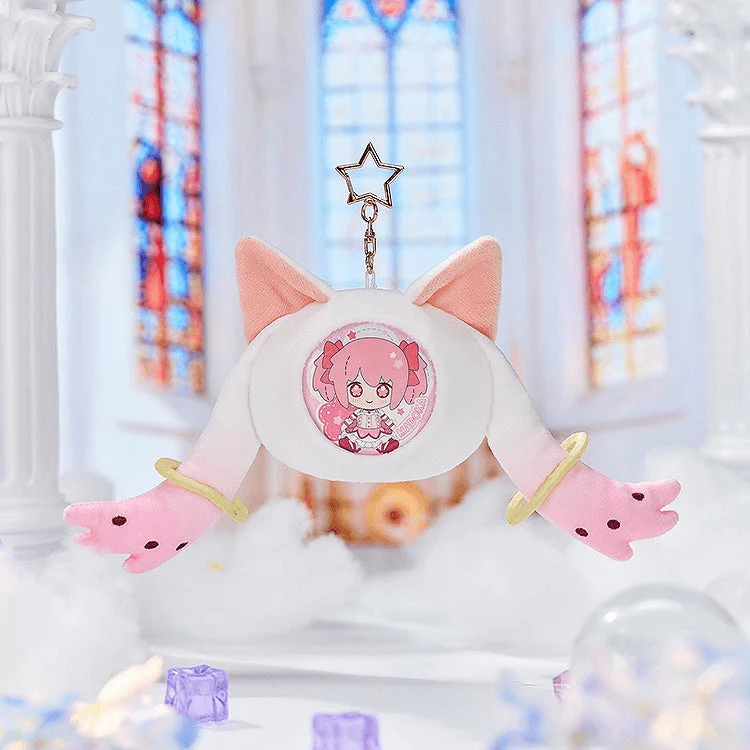 Puella Magi Madoka Magica the Movie -Rebellion- Fluffy Keychain Pinback Button Case - Image 6