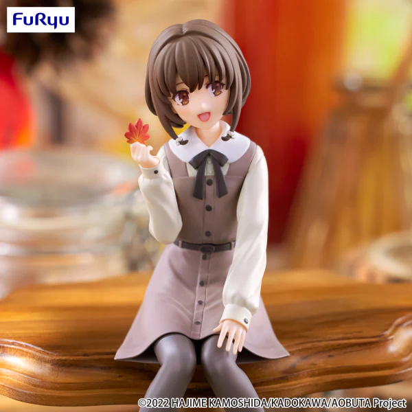 Rascal Does Not Dream Series Noodle Stopper Figure -Kaede Azusagawa Autumn Outfit ver.ー - Image 3