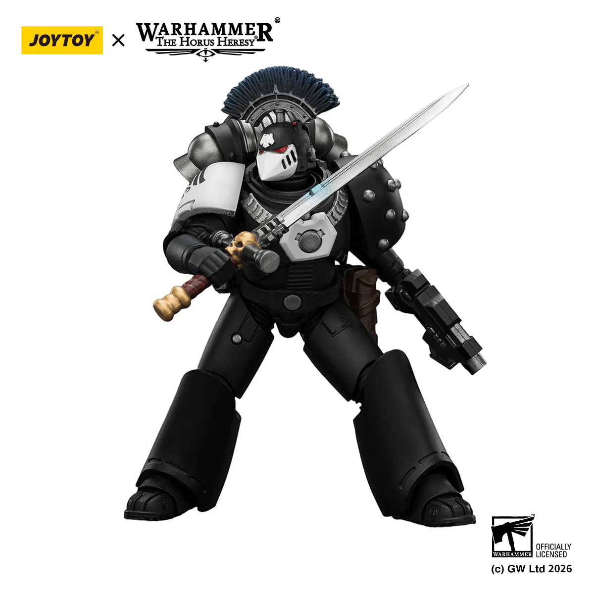 Raven Guard MkVI Tactical Sergeant with Power Sword, Bolter and Plasma Pistol - Image 10