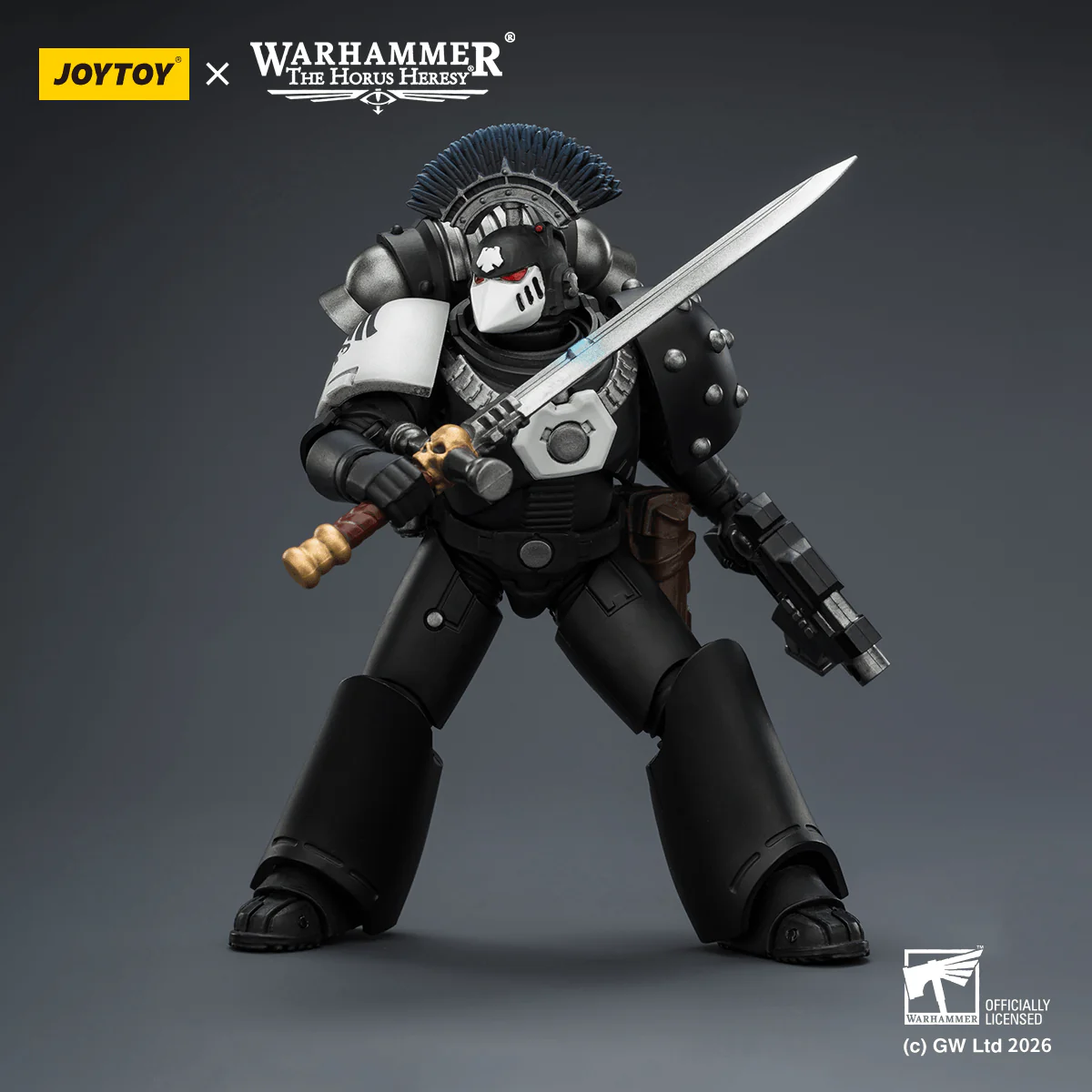 Raven Guard MkVI Tactical Sergeant with Power Sword, Bolter and Plasma Pistol - Image 4