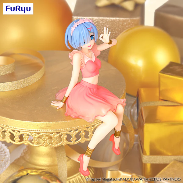 Re:ZERO -Starting Life in Another World- Noodle Stopper Figure -Rem Twinkle Party Another Color ver.- - Image 2