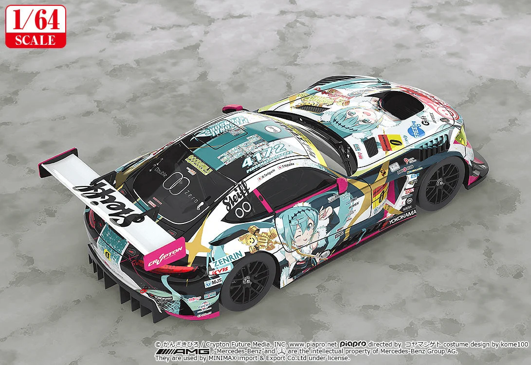 (Rerelease) 1/64 Scale Good Smile Hatsune Miku AMG 2018 SUPER GT Ver. - Release Date: 04/2027 - Image 2
