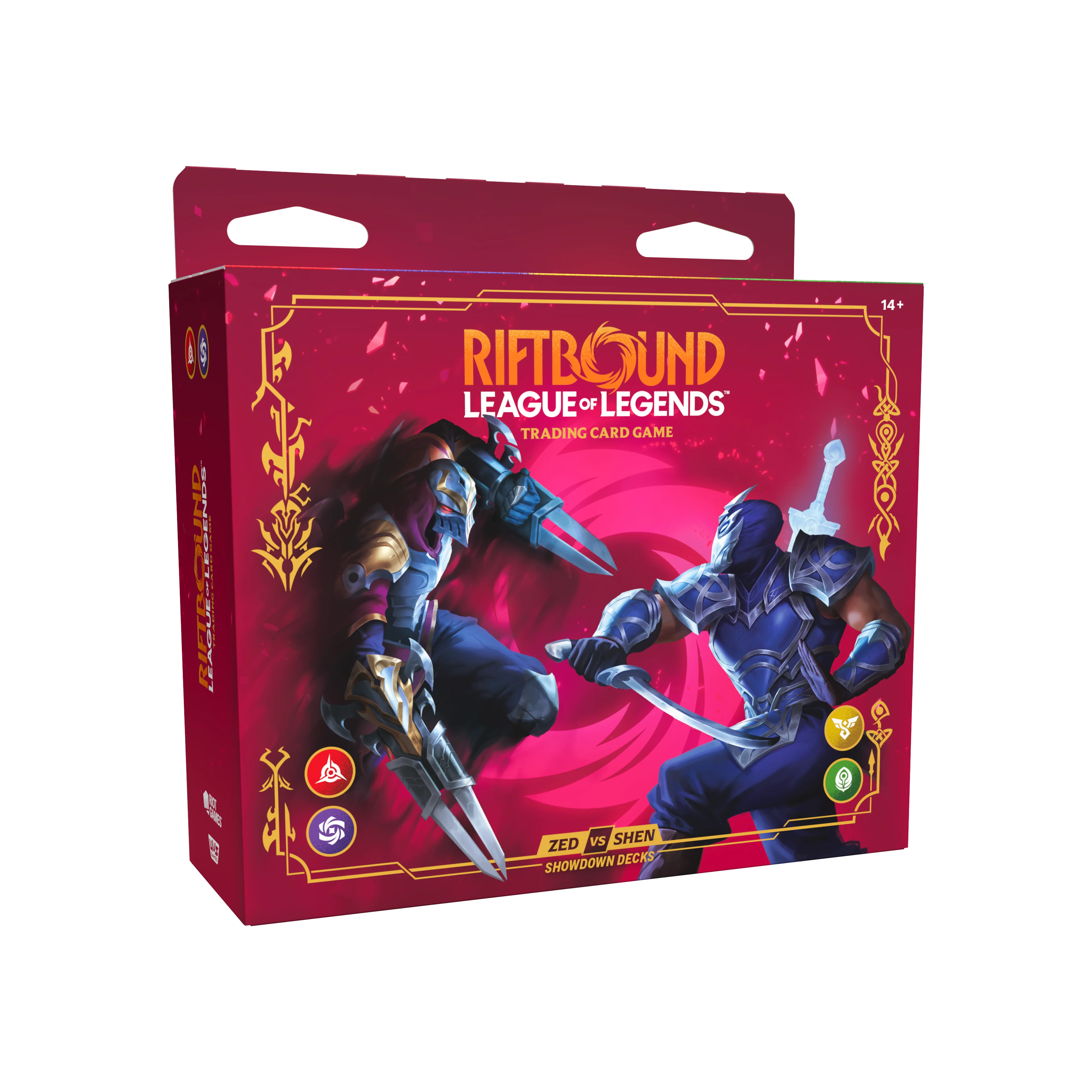RIFTBOUND LEAGUE OF LEGENDS TCG VENDETTA ZED VS SHEN 4CT DISPLAY - Image 2