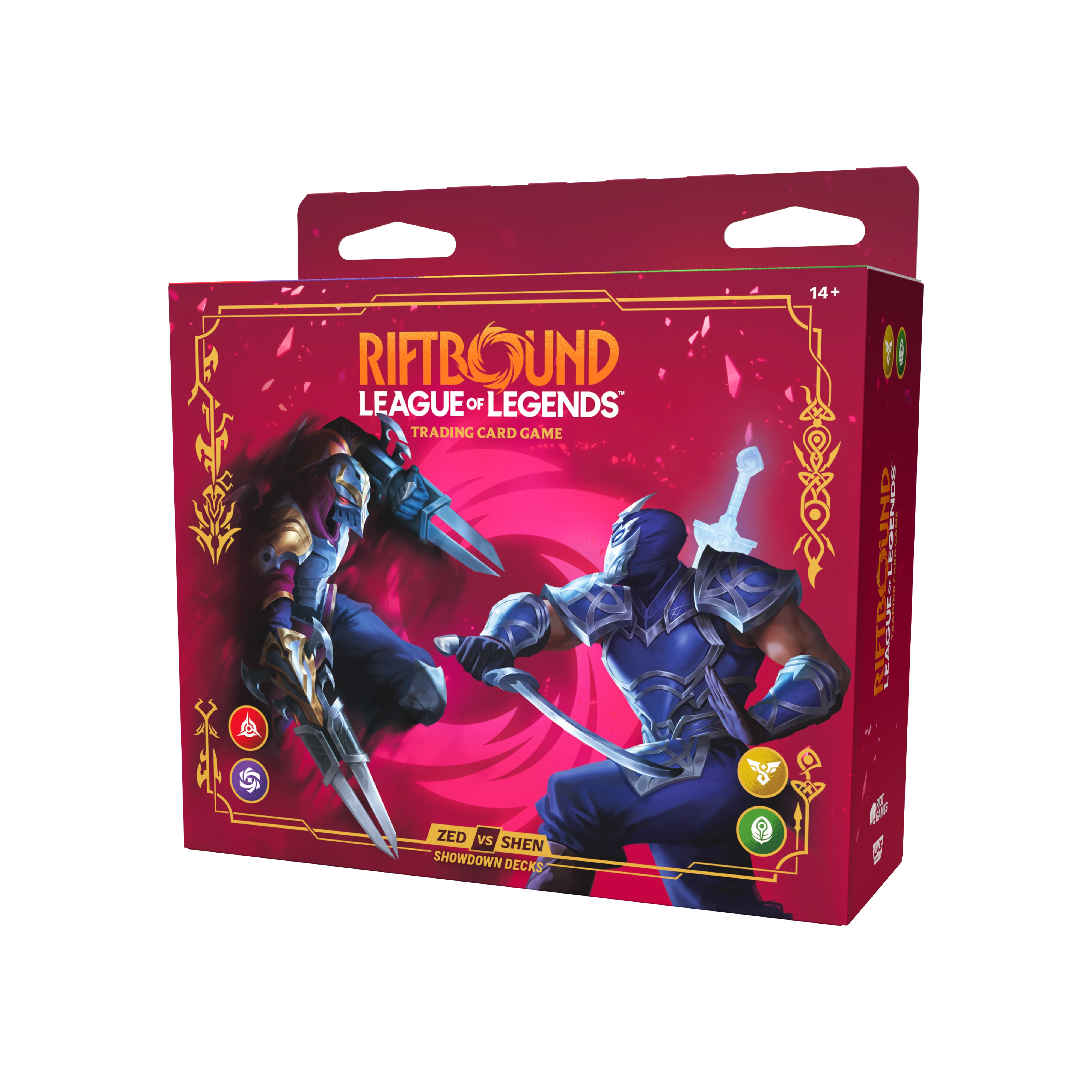 RIFTBOUND LEAGUE OF LEGENDS TCG VENDETTA ZED VS SHEN 4CT DISPLAY - Image 3