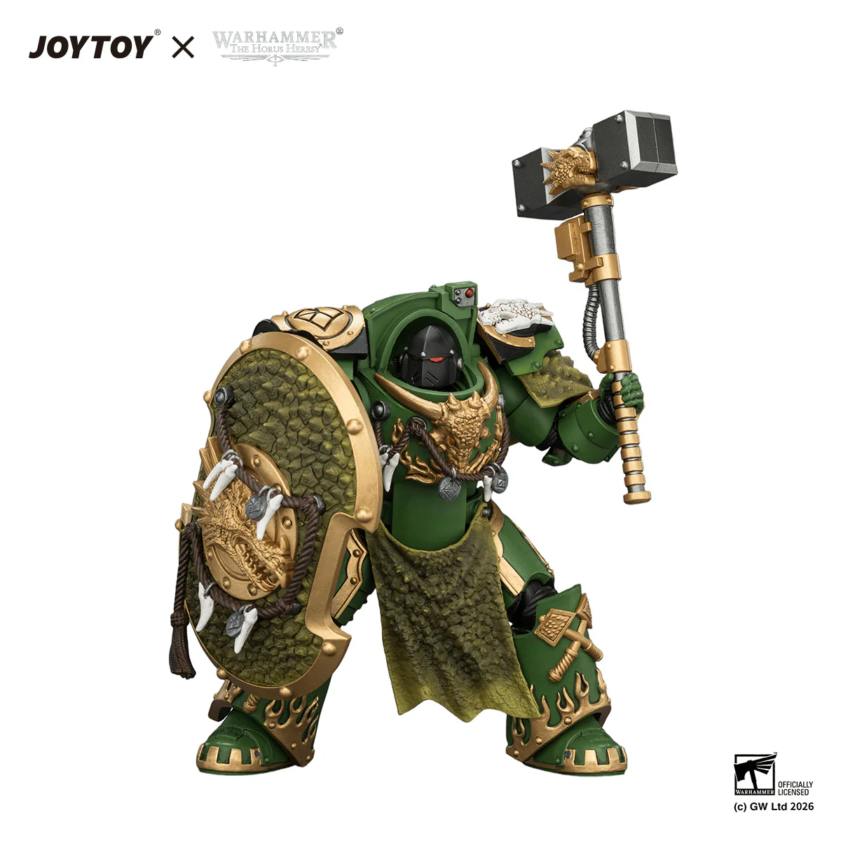 Salamanders Firedrake Terminator 2 with Thunder Hammer and Dragonscale Storm Shield - Image 8