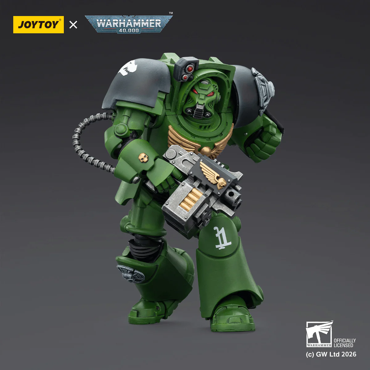 Salamanders Terminator 2 with Power Fist and Storm Bolter - Image 4