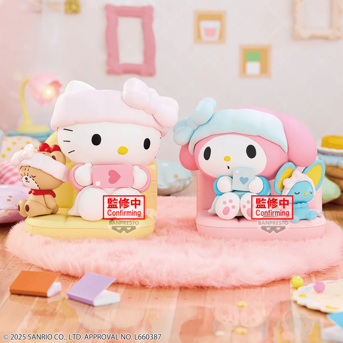 Sanrio characters Nakayoshi memories Relaxing Time at Home~Hello Kitty & My Melody~(B:My Melody) - Image 3