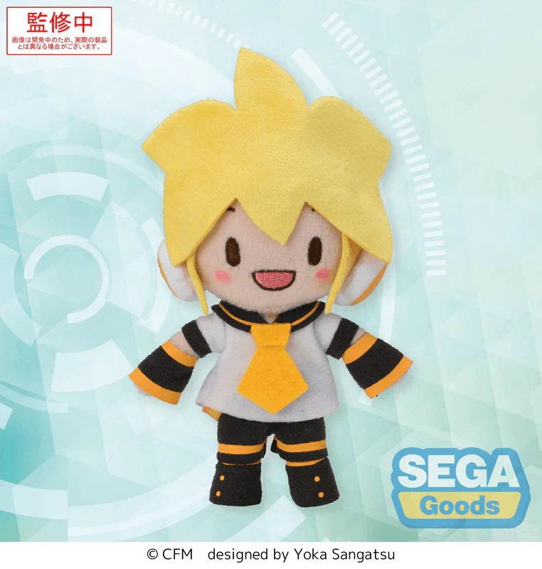 SEGA fuwa petit Hatsune Miku Series Mini Plush Kagamine Len (EX)(Rerelease) - Image 2