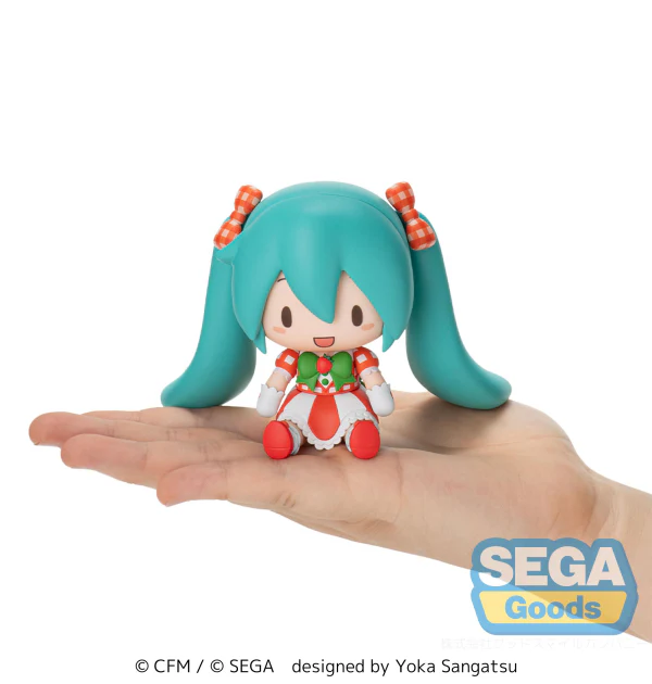 fuwa petit Hatsune Miku x Love and Berry Dress Up and Dance! Chibi Figure Lovely Strawberry - Image 9