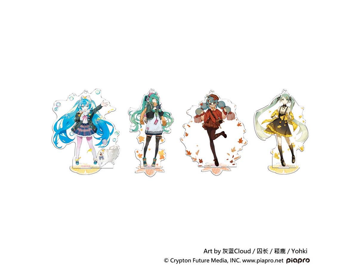 "Hatsune Miku" Autumn Outing Acrylic Stand Key Chain (SUUROKU Ver.) - Image 2