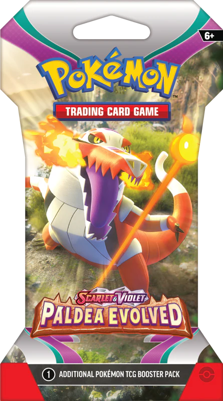 SLEEVED POKEMON SV2 PALDEA EVOLVED PACK - Image 2
