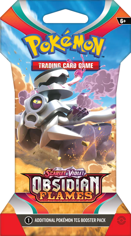SLEEVED POKEMON SV3 OBSIDIAN FLAMES PACK (144) - Image 3
