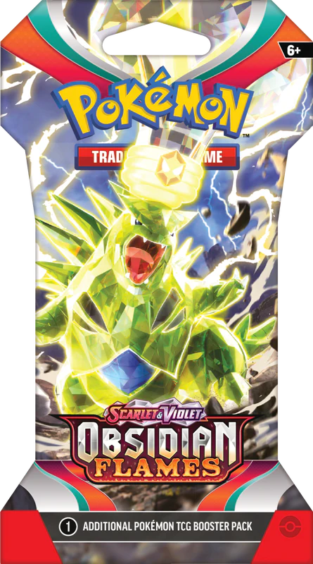 SLEEVED POKEMON SV3 OBSIDIAN FLAMES PACK (144) - Image 4