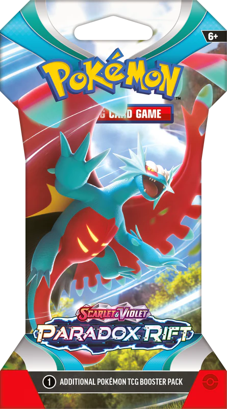 SLEEVED POKEMON SV4 PARADOX RIFT PACK - Image 3