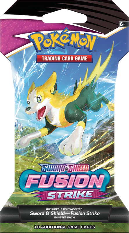 SLEEVED POKEMON SWSH8 FUSION STRIKE PACK