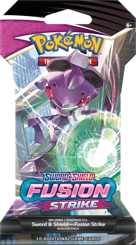 SLEEVED POKEMON SWSH8 FUSION STRIKE PACK - Image 2