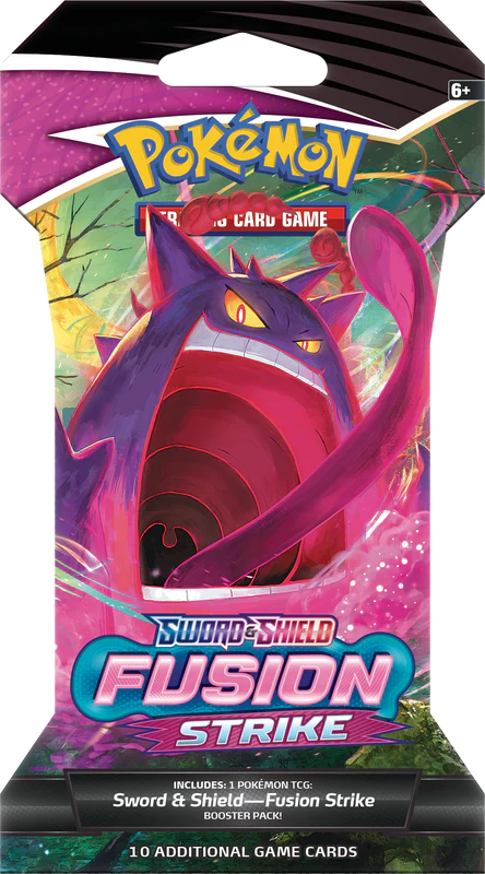 SLEEVED POKEMON SWSH8 FUSION STRIKE PACK - Image 3