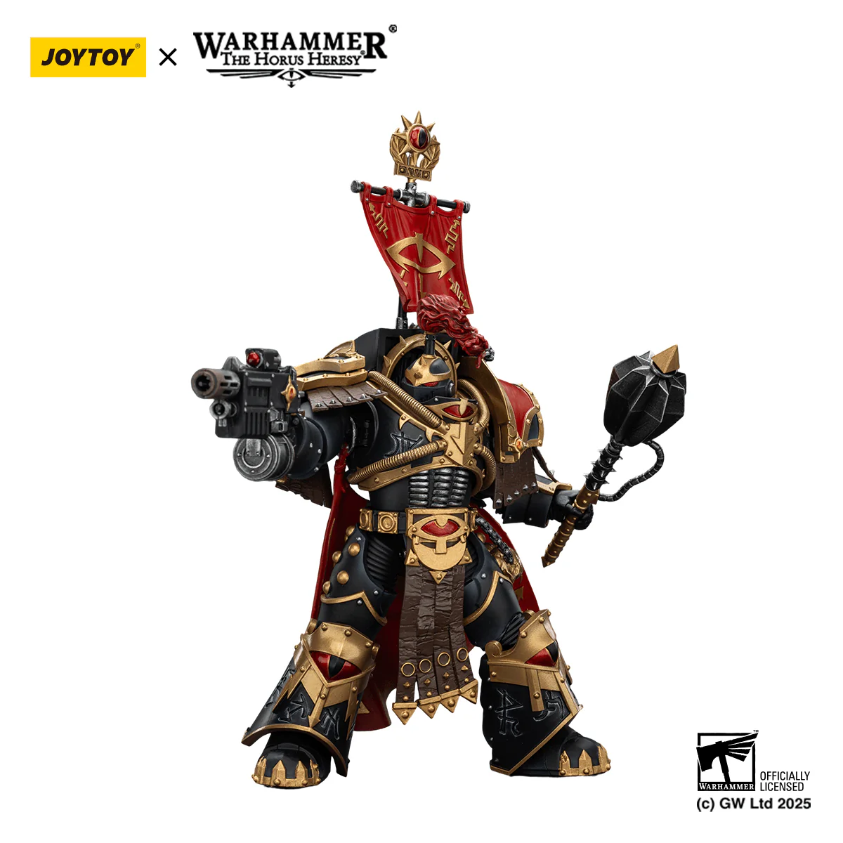 Sons of Horus Legion Cataphractii Praetor with Combi-Melta and Power Maul - Image 10