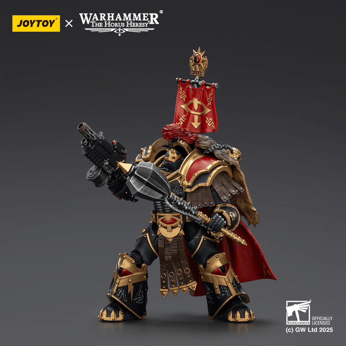 Sons of Horus Legion Cataphractii Praetor with Combi-Melta and Power Maul - Image 6