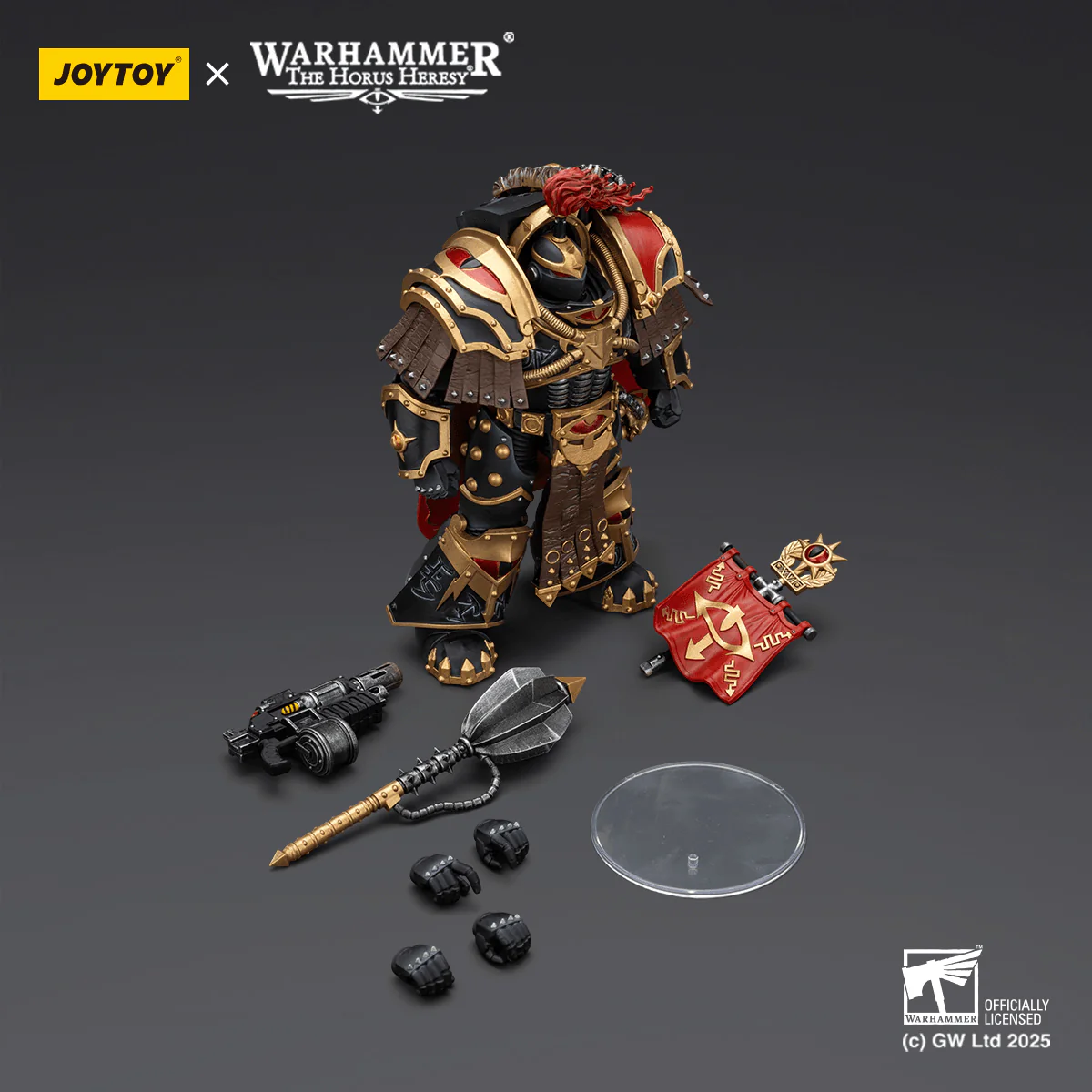 Sons of Horus Legion Cataphractii Praetor with Combi-Melta and Power Maul - Image 7