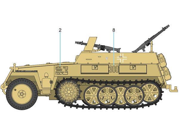 Special Hobby 1/72 Sd.Kfz 250/1 Ausf.B (Neue Ausführung) - Image 7