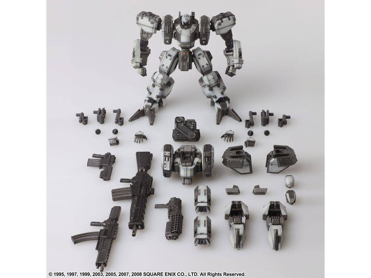 FRONT MISSION STRUCTURE ARTS 1/72 Scale Plastic Model Kit Series Vol 4 ZENITH DV WHITE COLOR VARIANT 4 Unit Set - Image 7