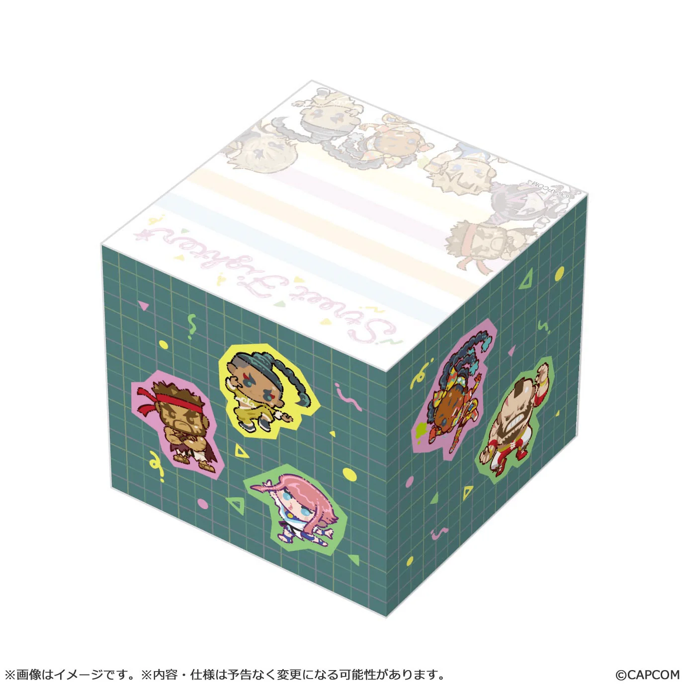 Street Fighter 6 Memo block CHIBI STYLE - Image 2