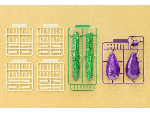 Shoryo Uma Plastic Model Cucumber & Eggplant - Image 5