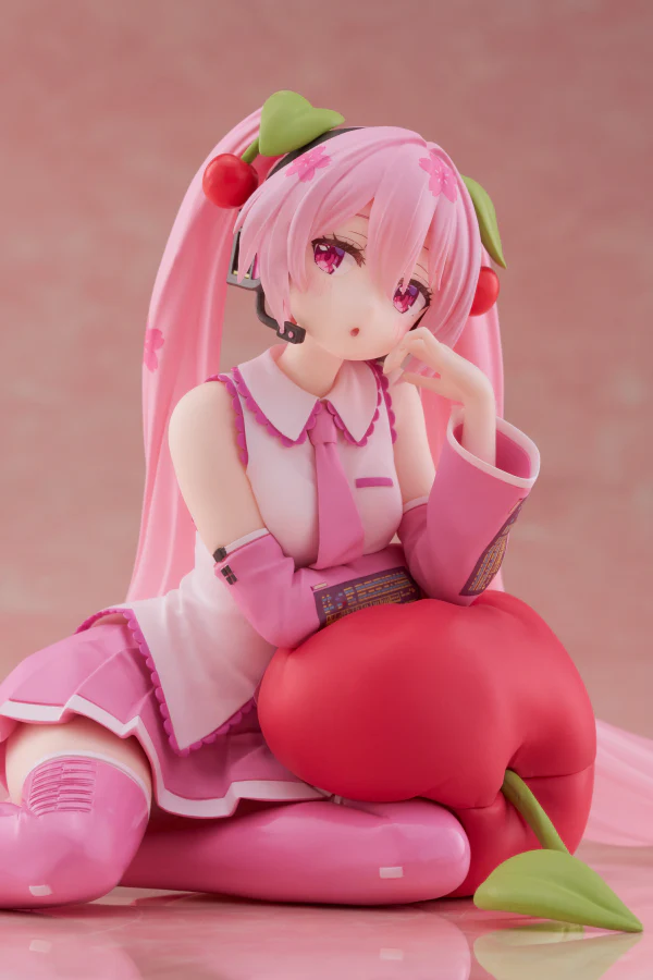 Sakura Miku Desktop Cute Figure (Cherry Cushion Ver.) - Image 10