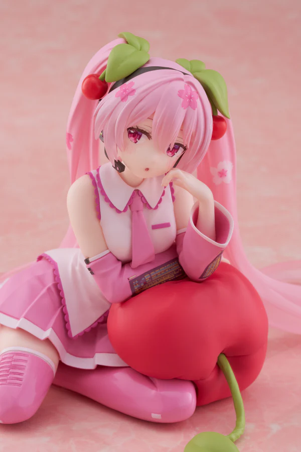 Sakura Miku Desktop Cute Figure (Cherry Cushion Ver.) - Image 11