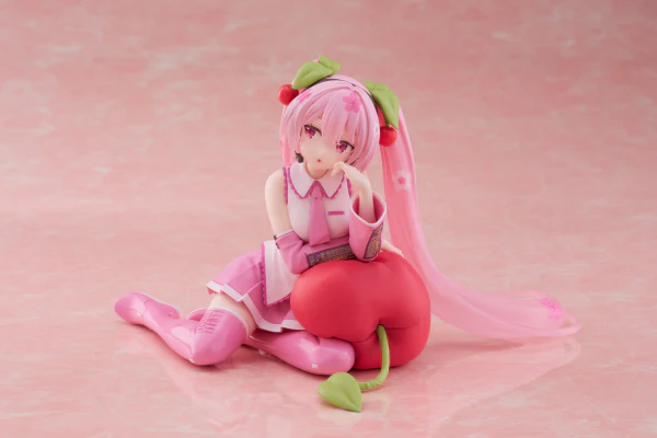 Sakura Miku Desktop Cute Figure (Cherry Cushion Ver.) - Image 6