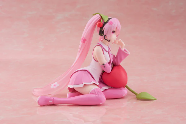 Sakura Miku Desktop Cute Figure (Cherry Cushion Ver.) - Image 8