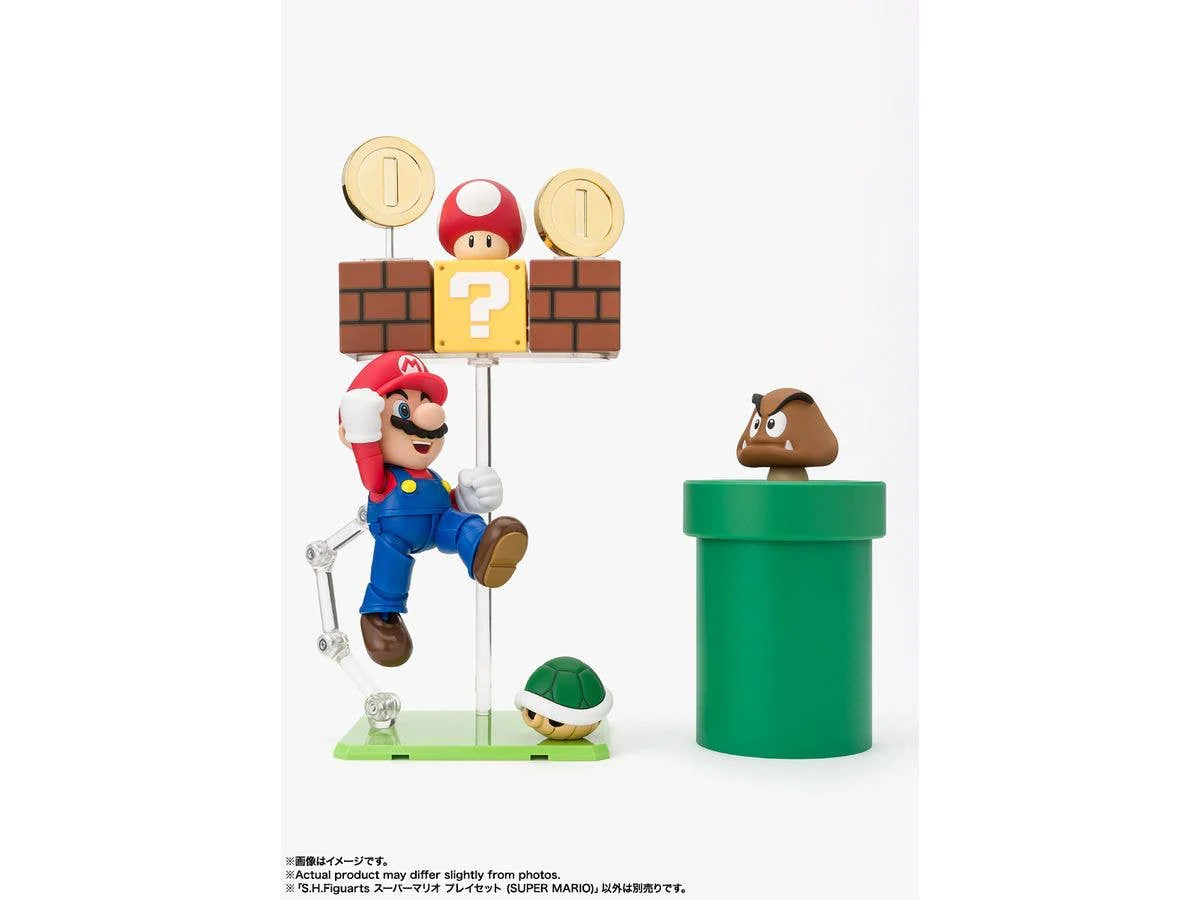 Super Mario Playset (Super Mario) Super Mario, TAMASHII NATIONS S.H.Figuarts - Image 3