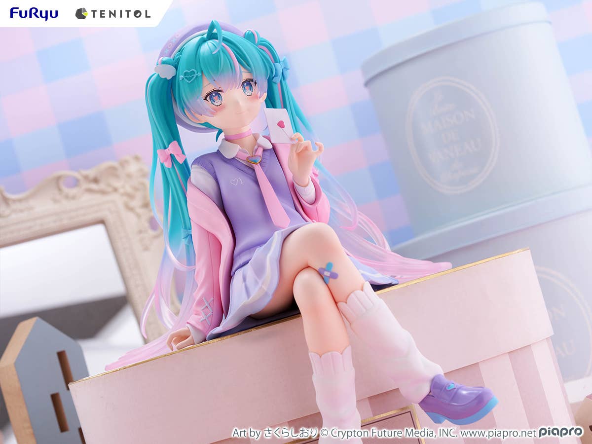 TENITOL BIG Hatsune Miku Noodle Stopper Figure -Love Blazer- - Image 13