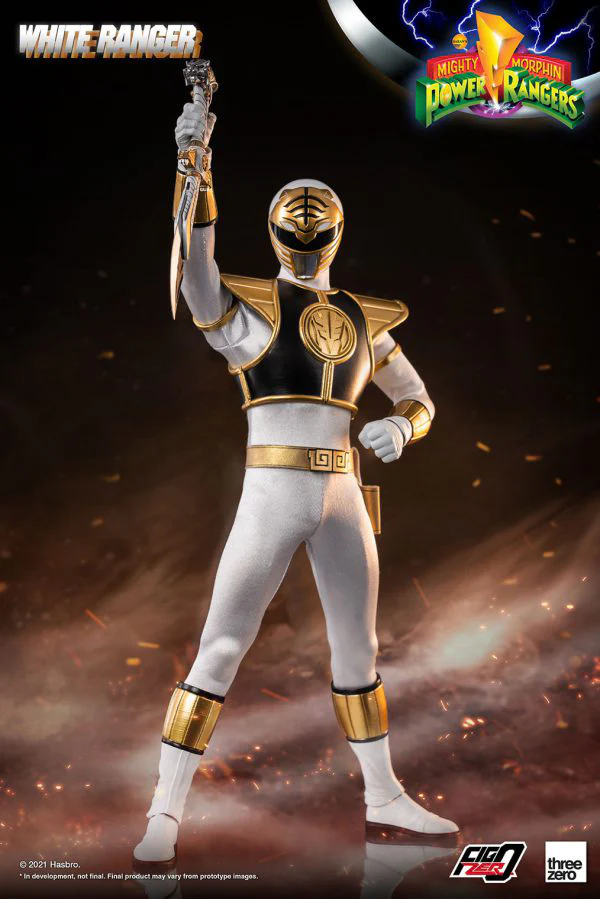 Mighty Morphin Power Rangers - FigZero 1/6 White Ranger - Image 7