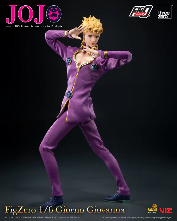 JOJO's Bizarre Adventure: Golden Wind FigZero 1/6 Giorno Giovanna - Image 4